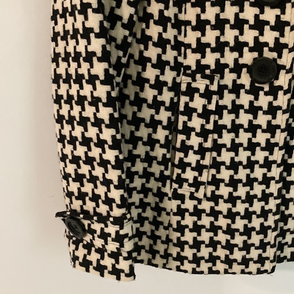 Me Jane S Black/White Button Coat - Picture 5 of 11